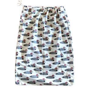 Vintage Woodchip Designers Martha’s Vineyard Cotton Duck Print Laundry Bag